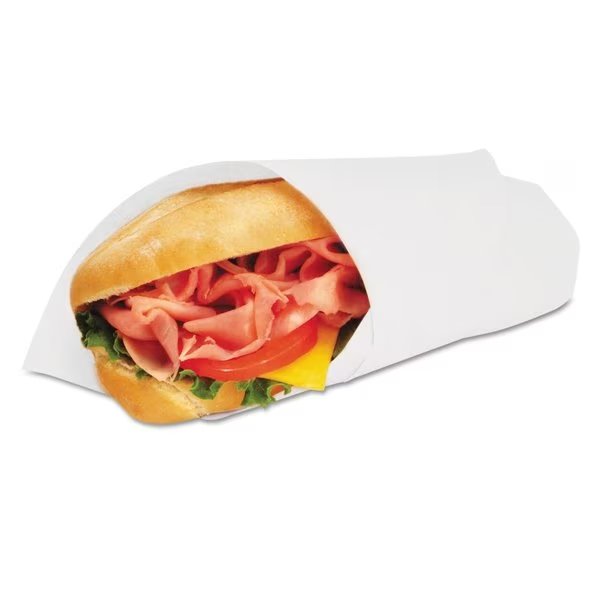 Grease-Resistant Wrap/Liner, 14 x 14, White, PK4000, Bagcraft, Mfr#: P057014